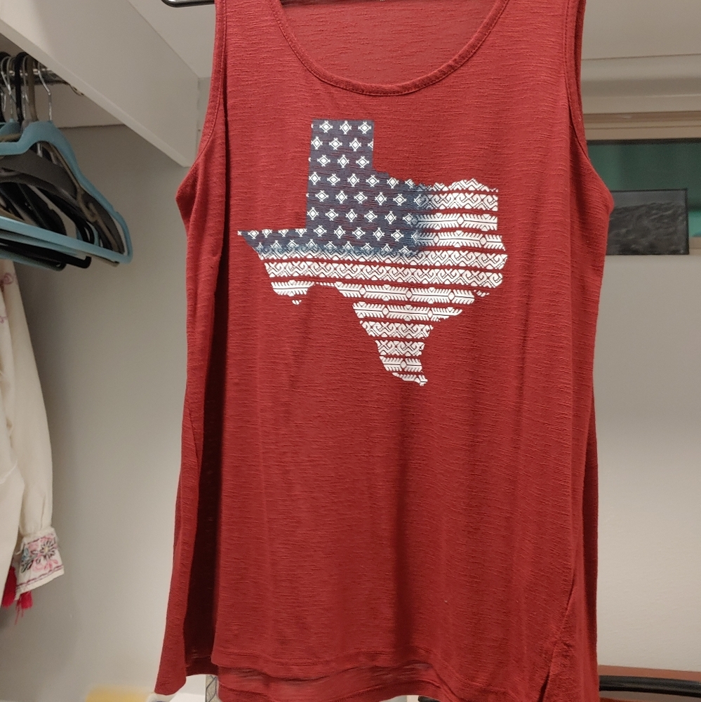 Texas Americana tank top